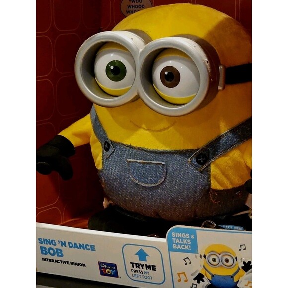 NEW Minions Movie Sing 'N Dance BOB Interactive Minion Thinkway Toys NIB - Picture 5 of 16